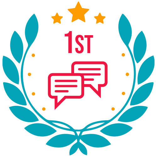 badge for a first comment on a forum