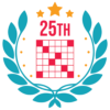 Badge for completing 25 crosswords
